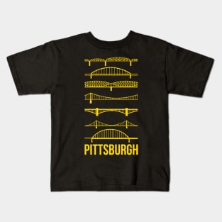 Pittsburgh Bridges Kids T-Shirt